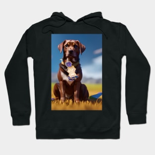 Dog Lottery ticket design Hoodie